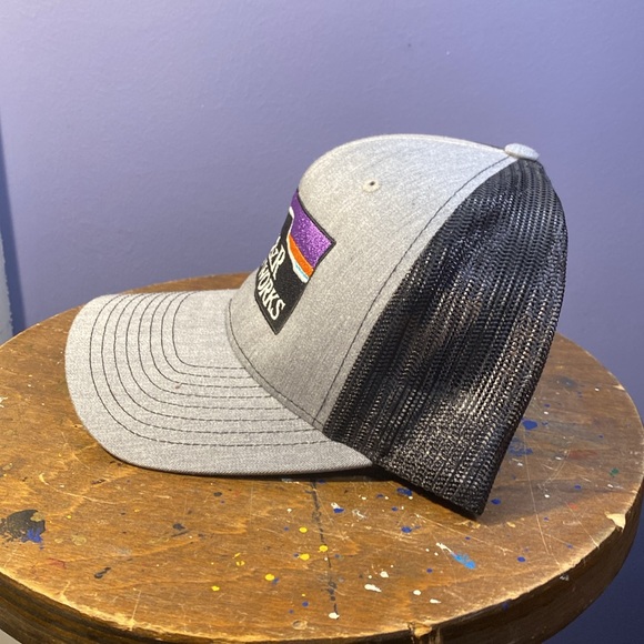 R & R Iron Works Table Rock SnapBack hat nwot cap Richardson style 112 6 panel - Picture 2 of 5